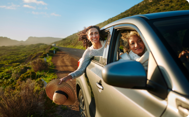Two women on an adventure